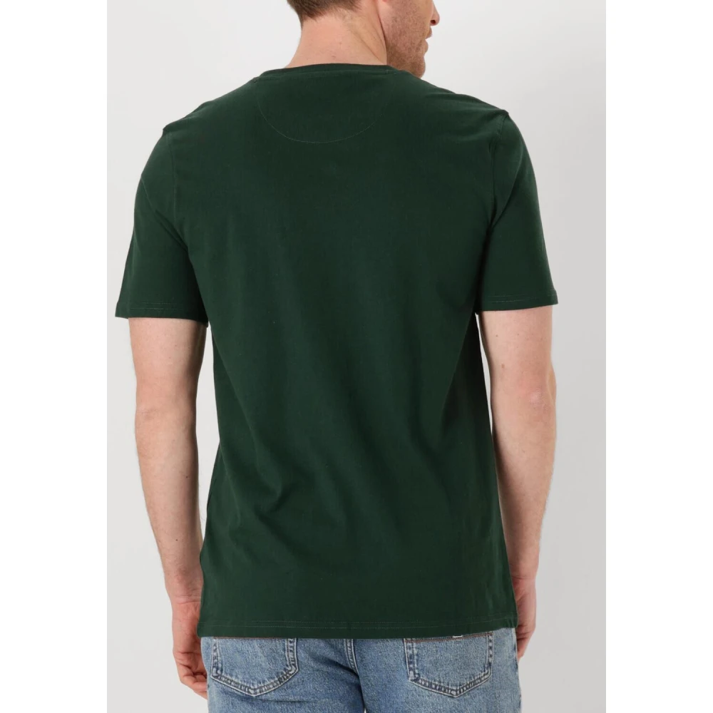 Scotch & Soda Heren Logo Regular Fit T-shirt Green Heren