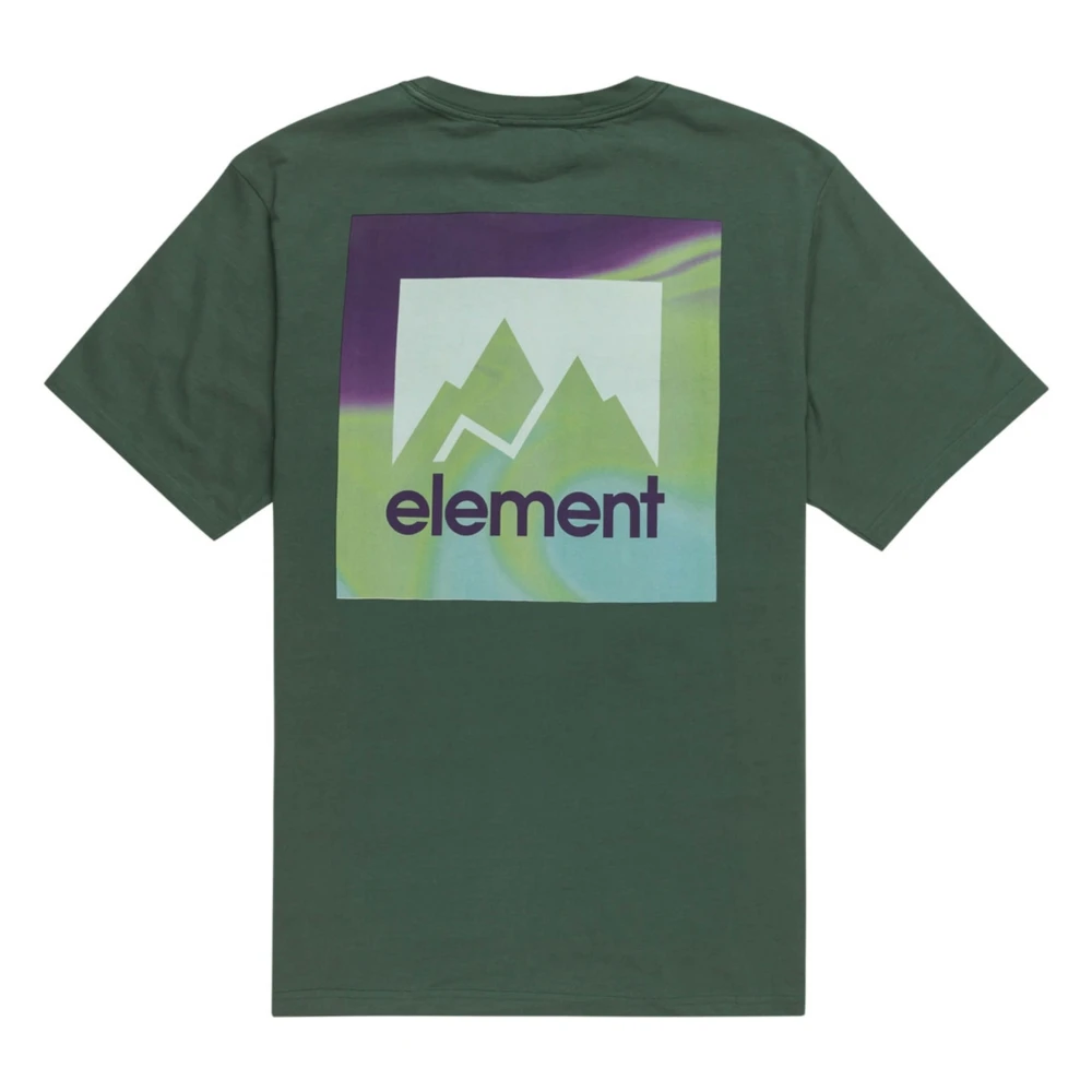 Element Joint Swirl T-shirt Green Heren