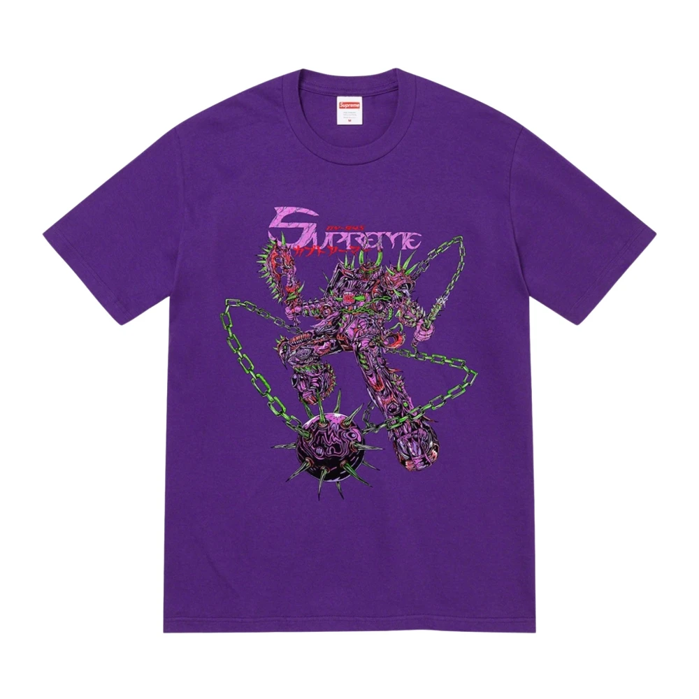 Supreme Paarse Spikes Limited Edition Tee Purple Heren