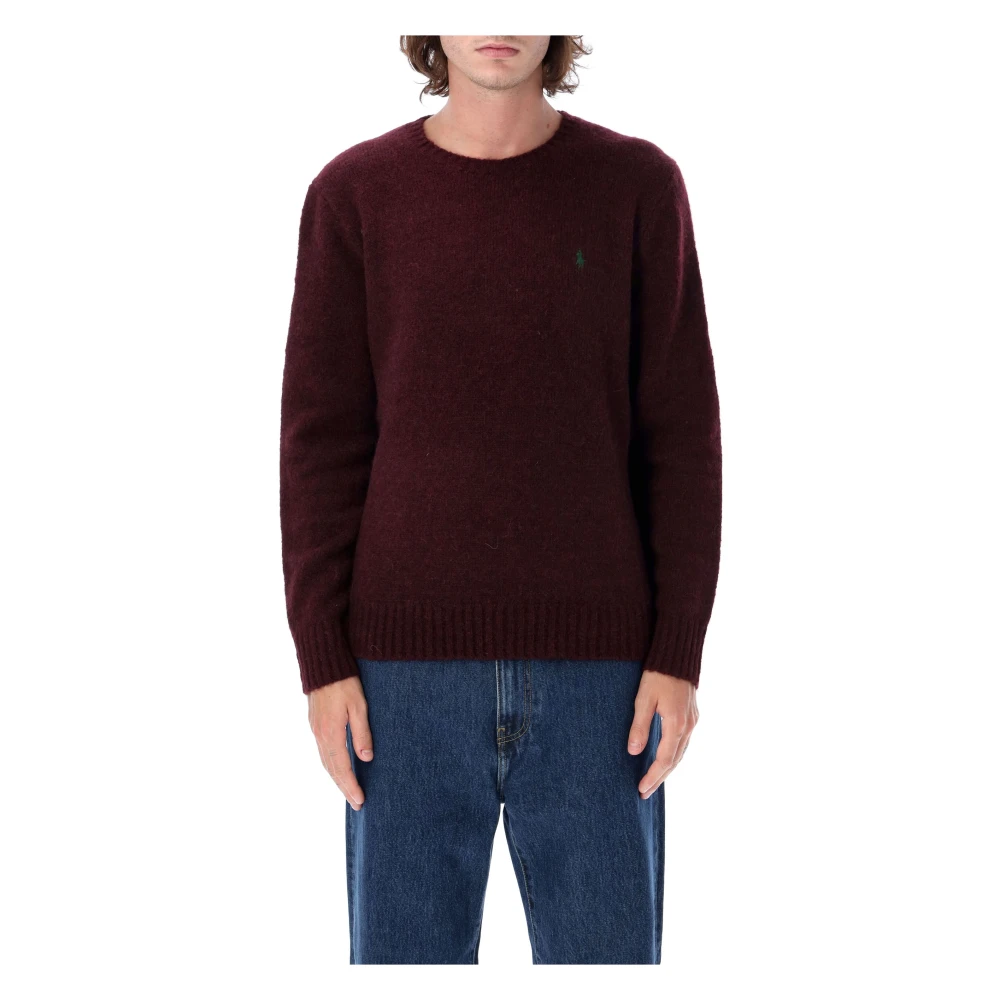 Ralph Lauren Herenkleding Gebreide kleding Bordeaux Aw24 Purple Heren