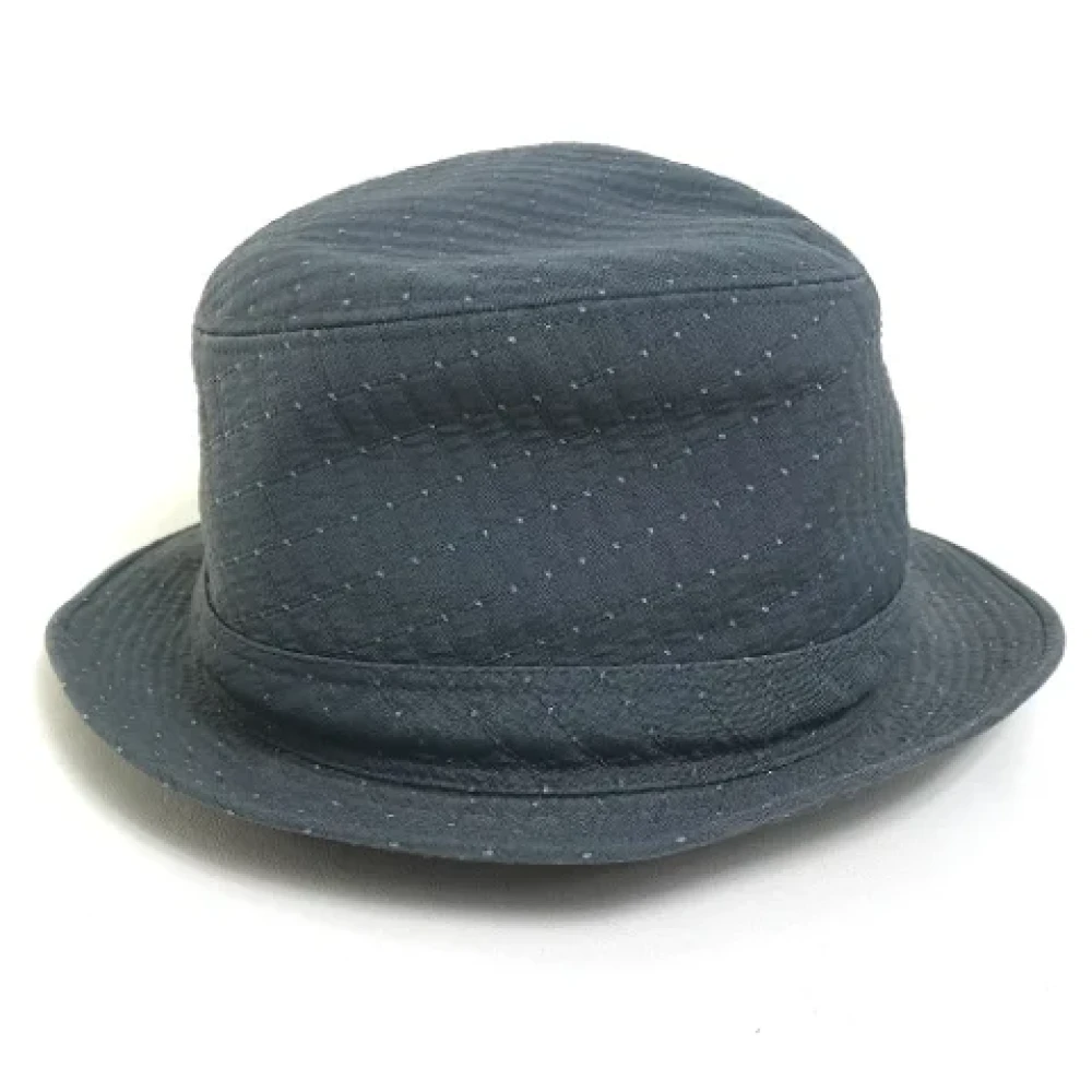 Hermès Vintage Pre-owned Cotton hats Gray Dames