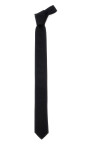 cravate-noire-en-soie-avec-boucle-unique