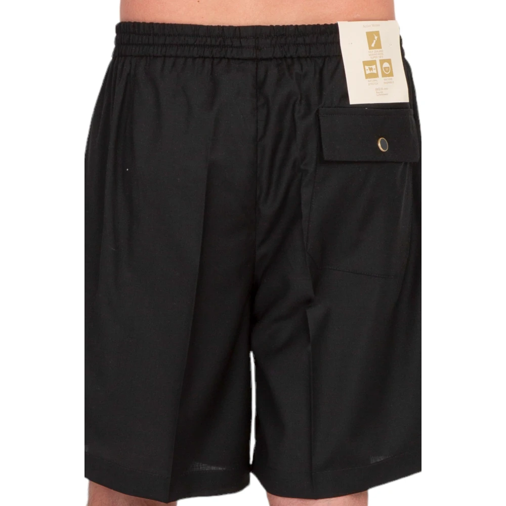 Briglia Elastische Taille Shorts in Molokay Stijl Black Heren
