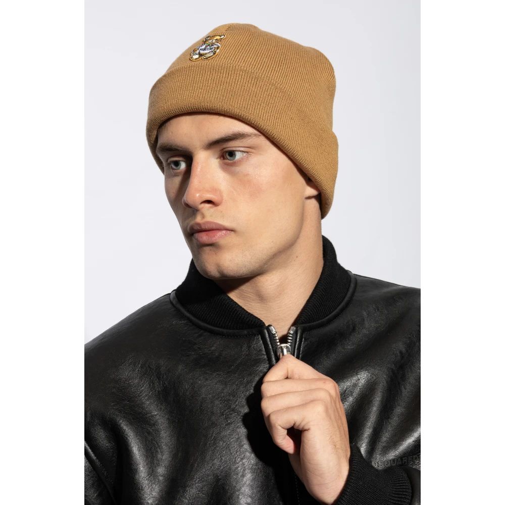 Moschino Wollen muts Brown Heren