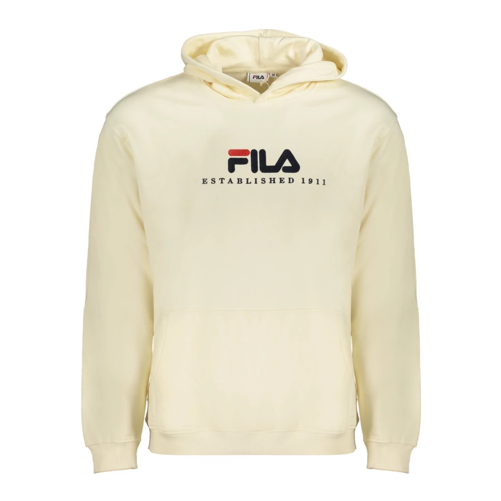 Fila Capuchontrui Beige Geborduurd Logo Beige Heren