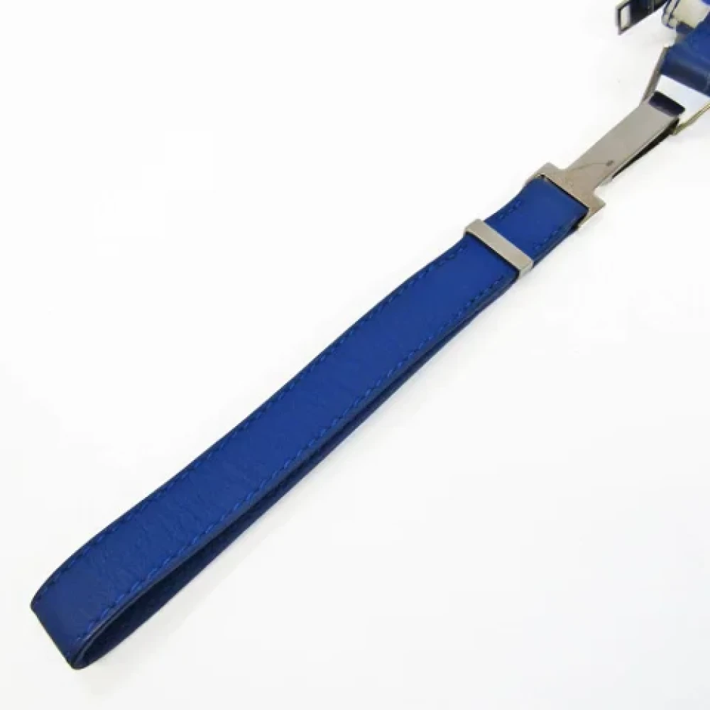 Balenciaga Vintage Pre-owned Leather clutches Blue Dames