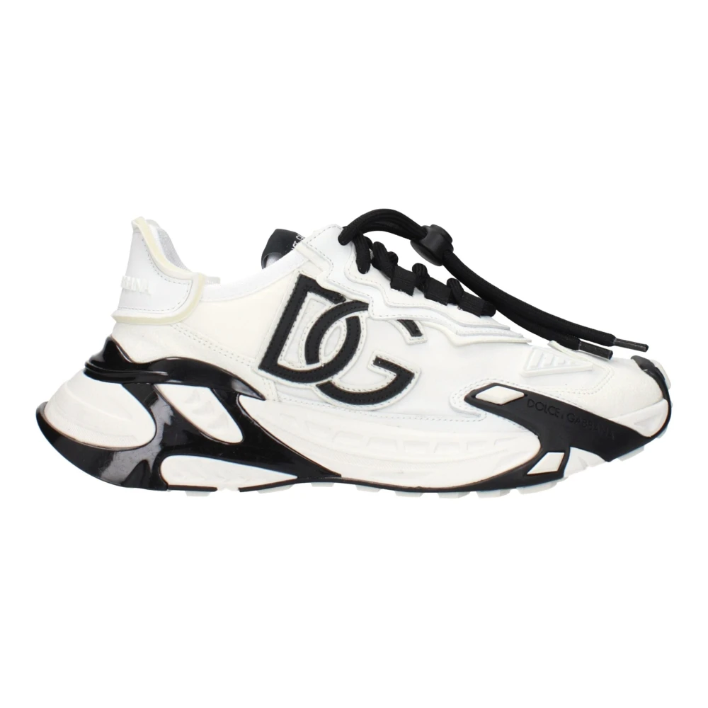 Dolce & Gabbana Ck2355Al8088B930 Stoffen Athletic Sneakers Dames Schoenen Wit