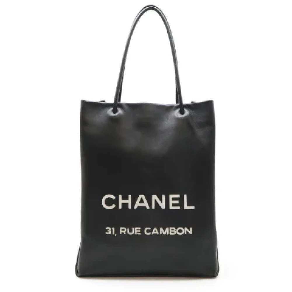 Chanel Vintage Pre-owned Leather chanel-bags Black Dames