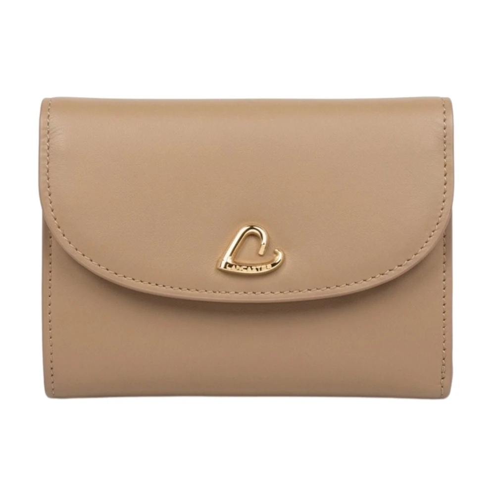 Lancaster Beige Wallets & Cardholders, Female, One Size, Portefeuille Dos À Dos À Rabat Avec Pression Paris Philos 131-071