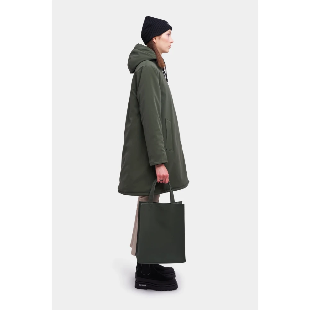 Stutterheim Winter Matte A-Lijn Regenjas Green Dames