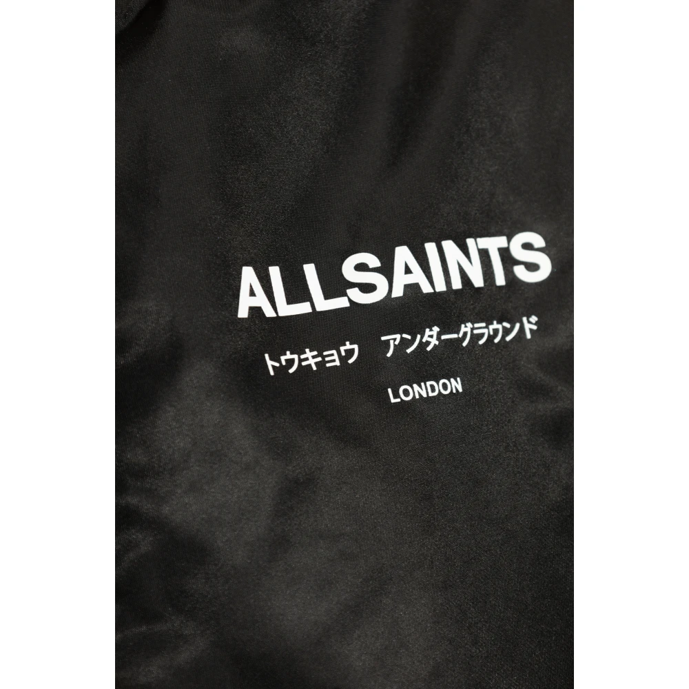 AllSaints Underground Bomberjack Black Heren