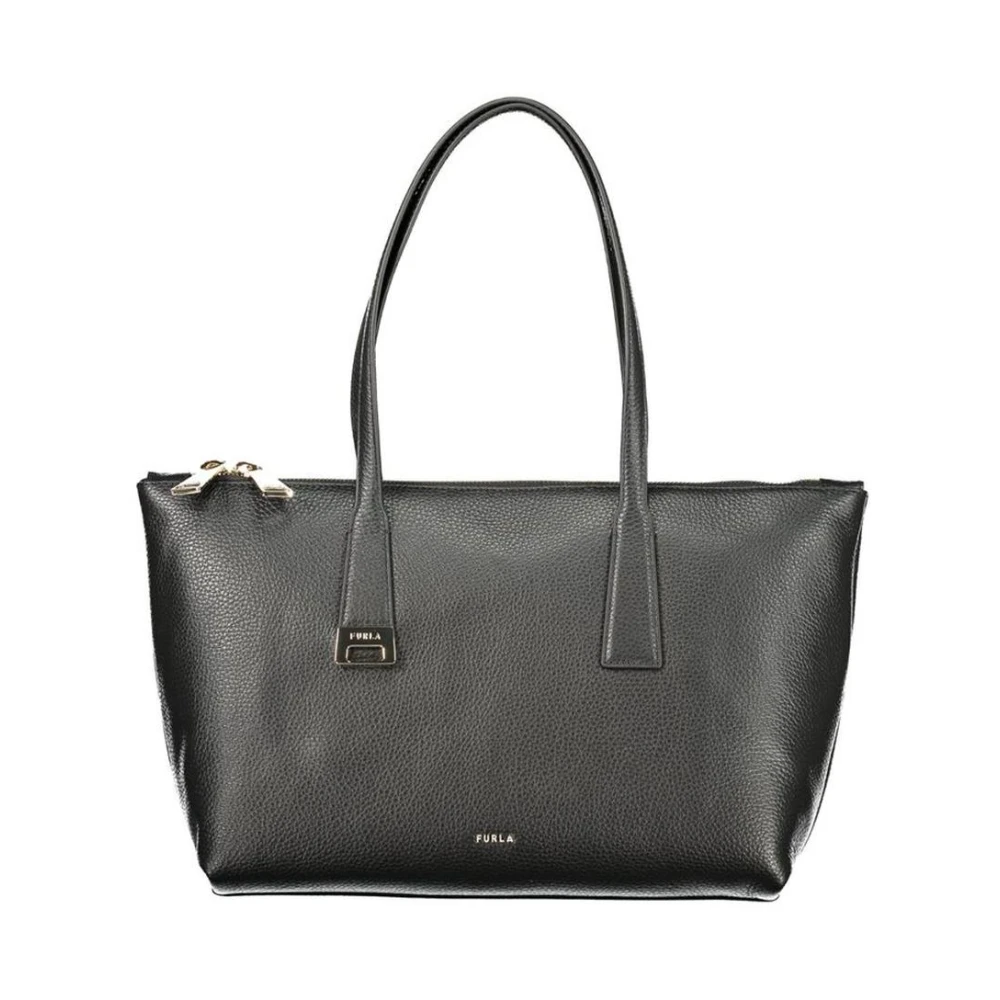 Furla Gold Olivia Leather Tote - Image 4