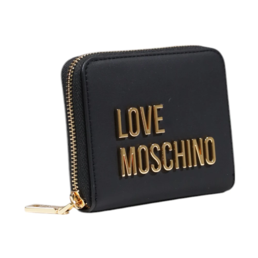 Love Moschino Kleine Damesportemonnee Lente Zomer Collectie Black Dames