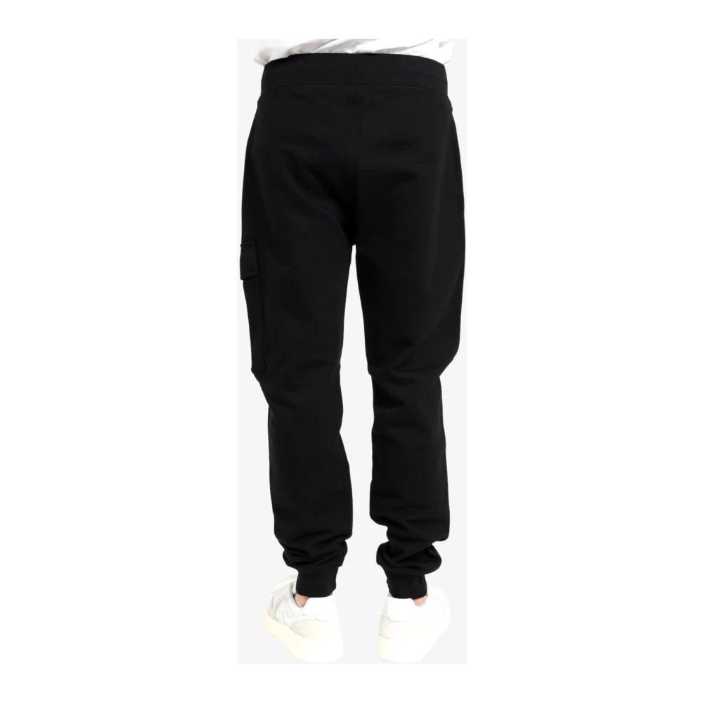C.P. Company Sportbroek Zwart Elastische Taille Cargo Black Heren