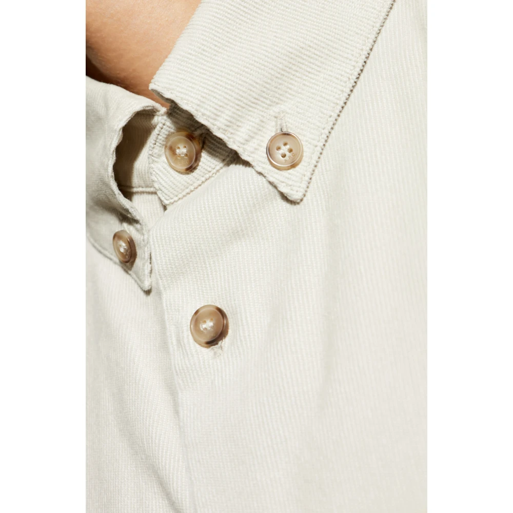 A.p.c. Overhemd met opvallende print Beige Heren