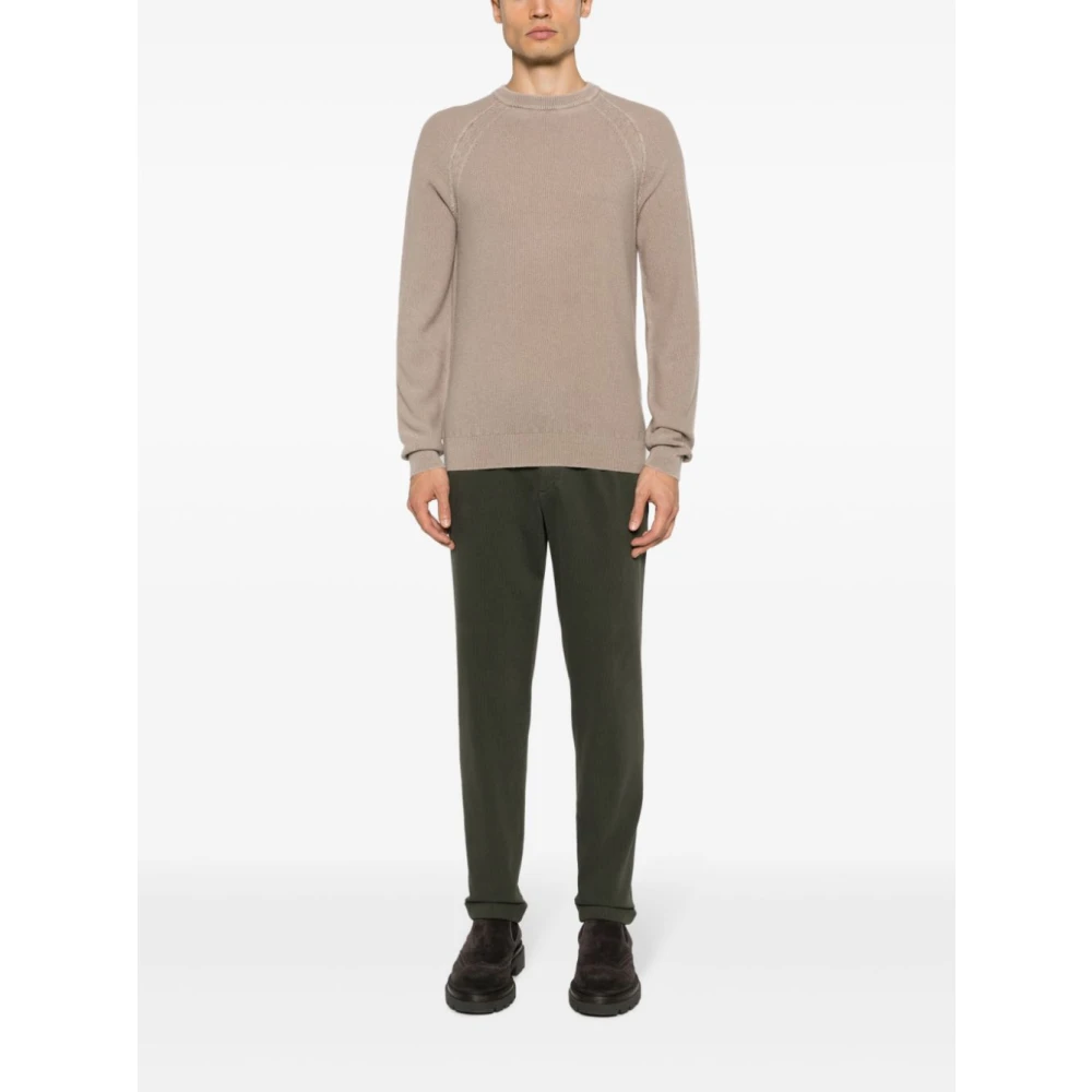 Briglia Groene Corduroy Broek met Logopatch Green Heren