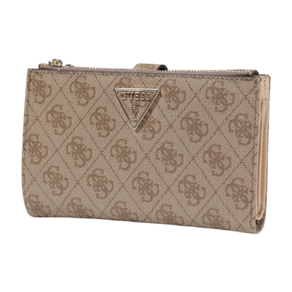 Guess Damesportemonnee van polyurethaan uit collectie Brown Dames