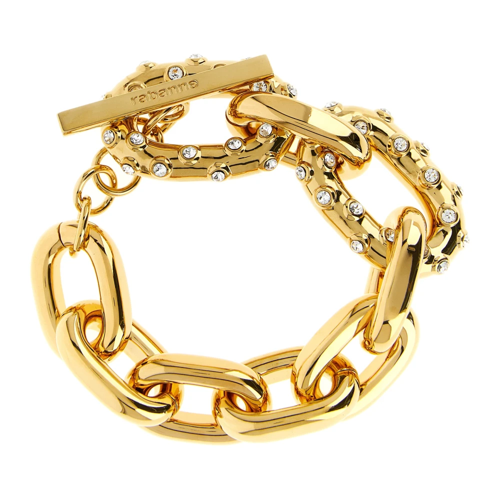Rabanne Women's Yellow Bracelets, One Size, Xl Link Chain Bracelet