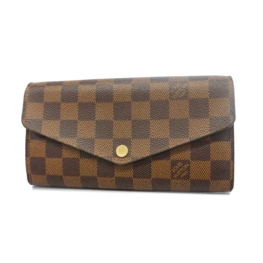 Louis Vuitton Vintage Pre-owned Leather wallets Brown Dames