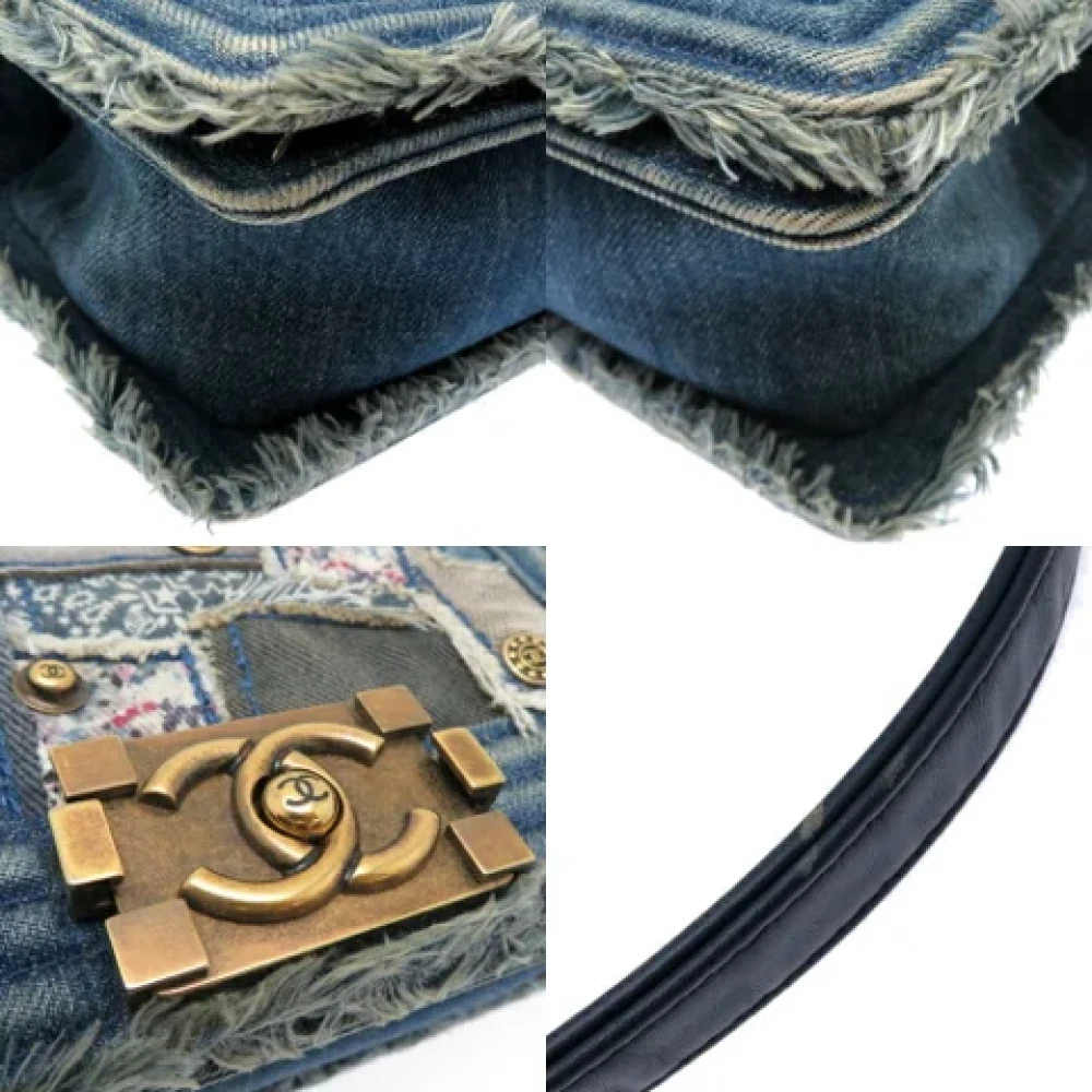 Chanel Vintage Pre-owned Denim chanel-bags Blue Dames