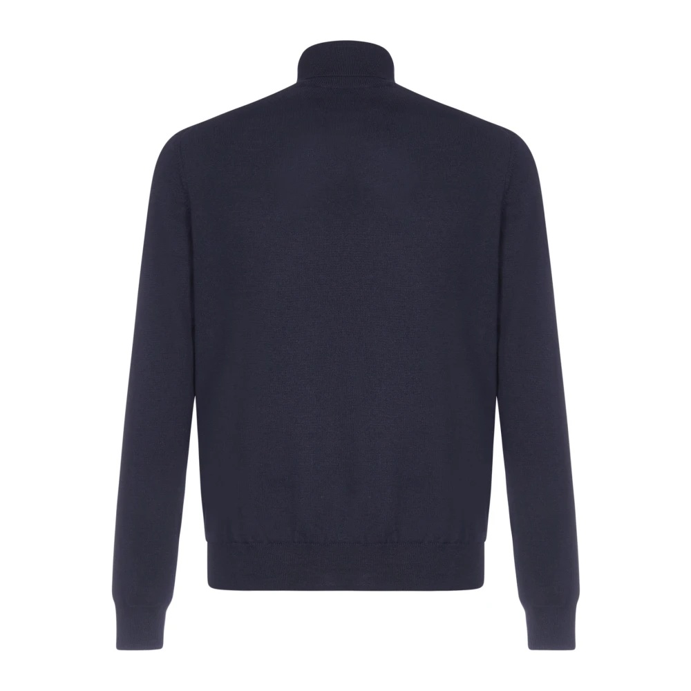 D4.0 Blauwe Sweaters voor Mannen Blue Heren