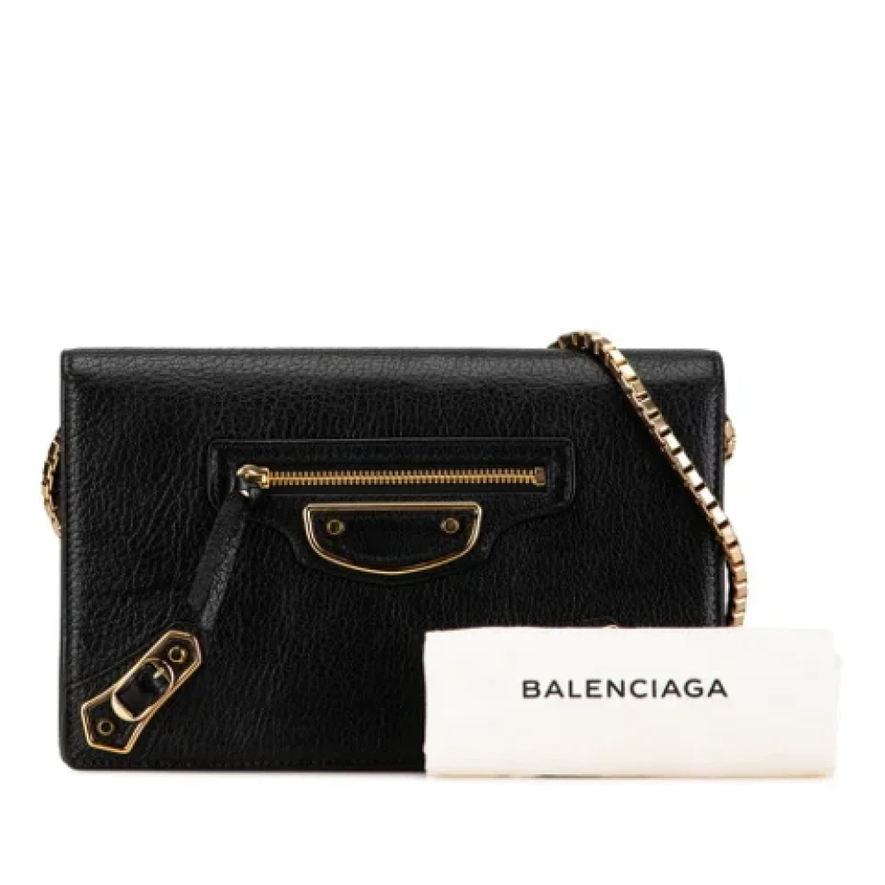 Balenciaga Vintage Pre-owned Leather balenciaga-bags Black Dames