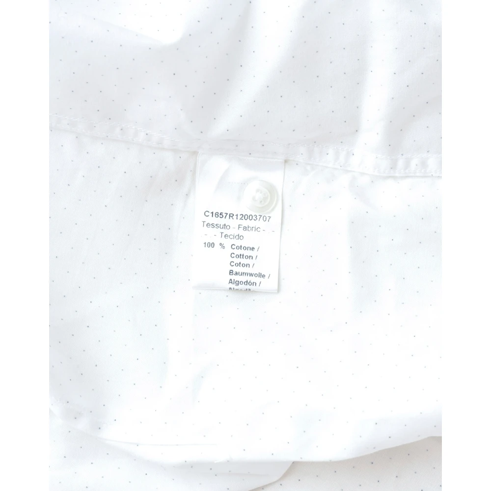 Daniele Alessandrini Basis Polo Kraag Shirt White Heren