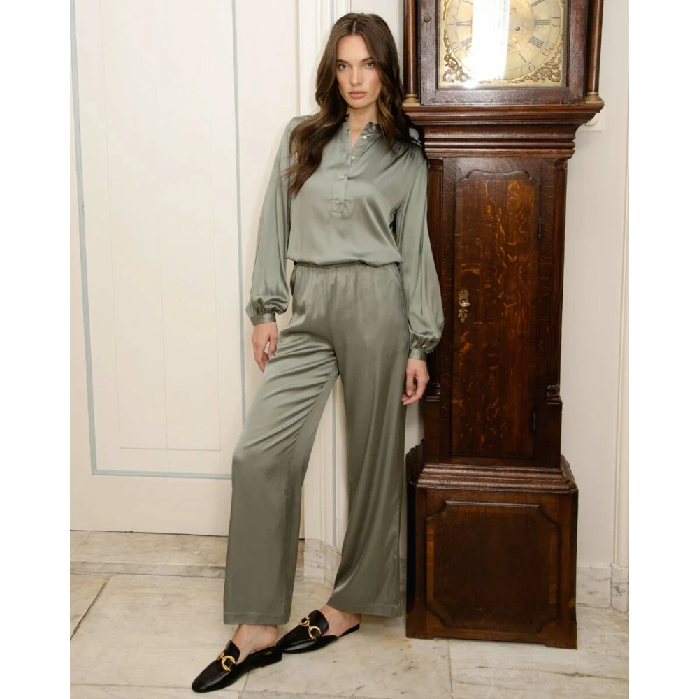 Amaya Amsterdam Broek Dani Broek Green Dames