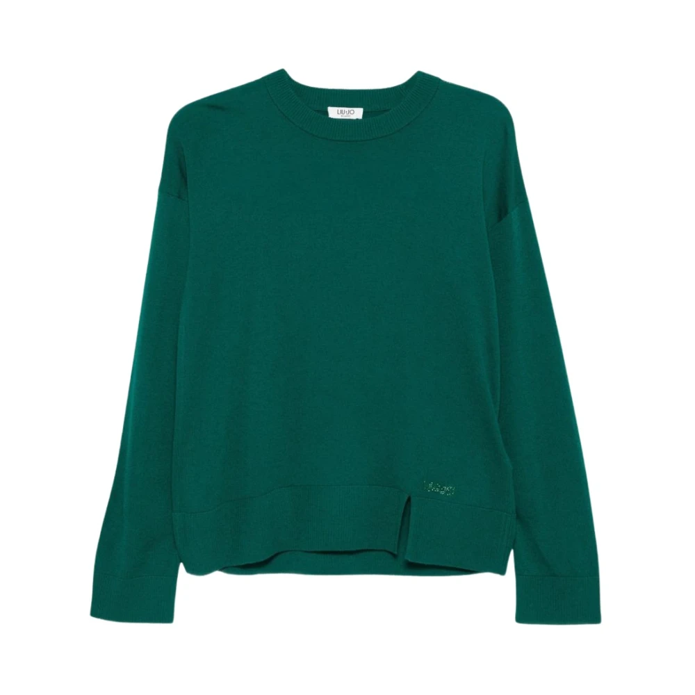 Liu Jo , Damen, Strickwaren, Grün, L