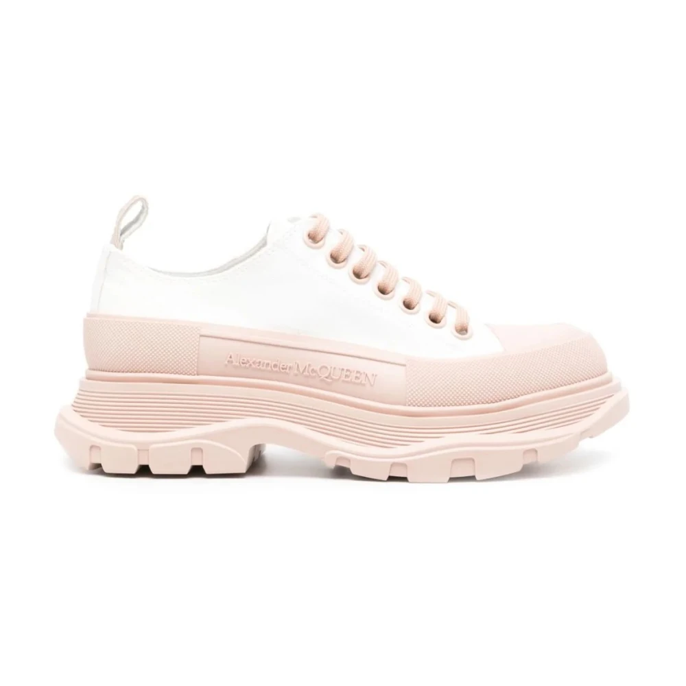 Alexander McQueen Rosa Tread Slick Sneakers Kvinnor Pink, Dam
