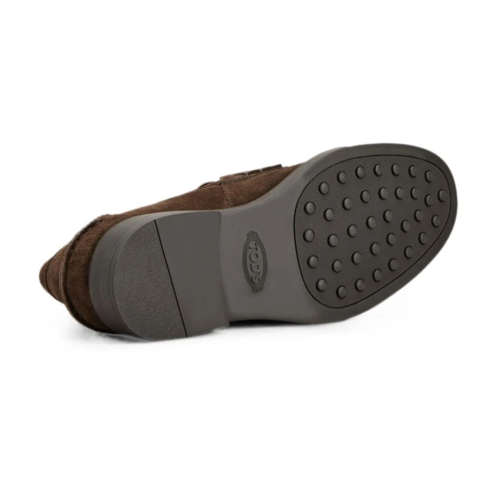 Tod's Suede Penny Loafers