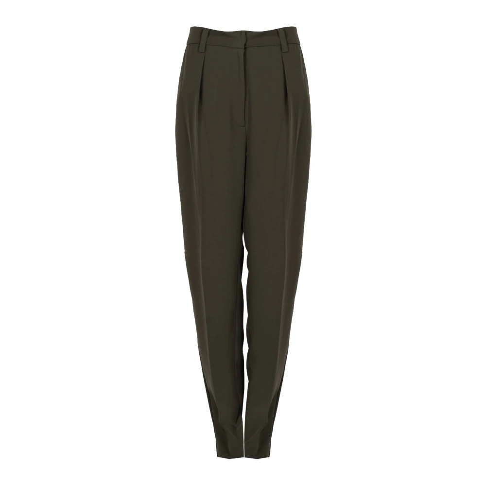 pinko Elegante Klassieke Broek Green Dames