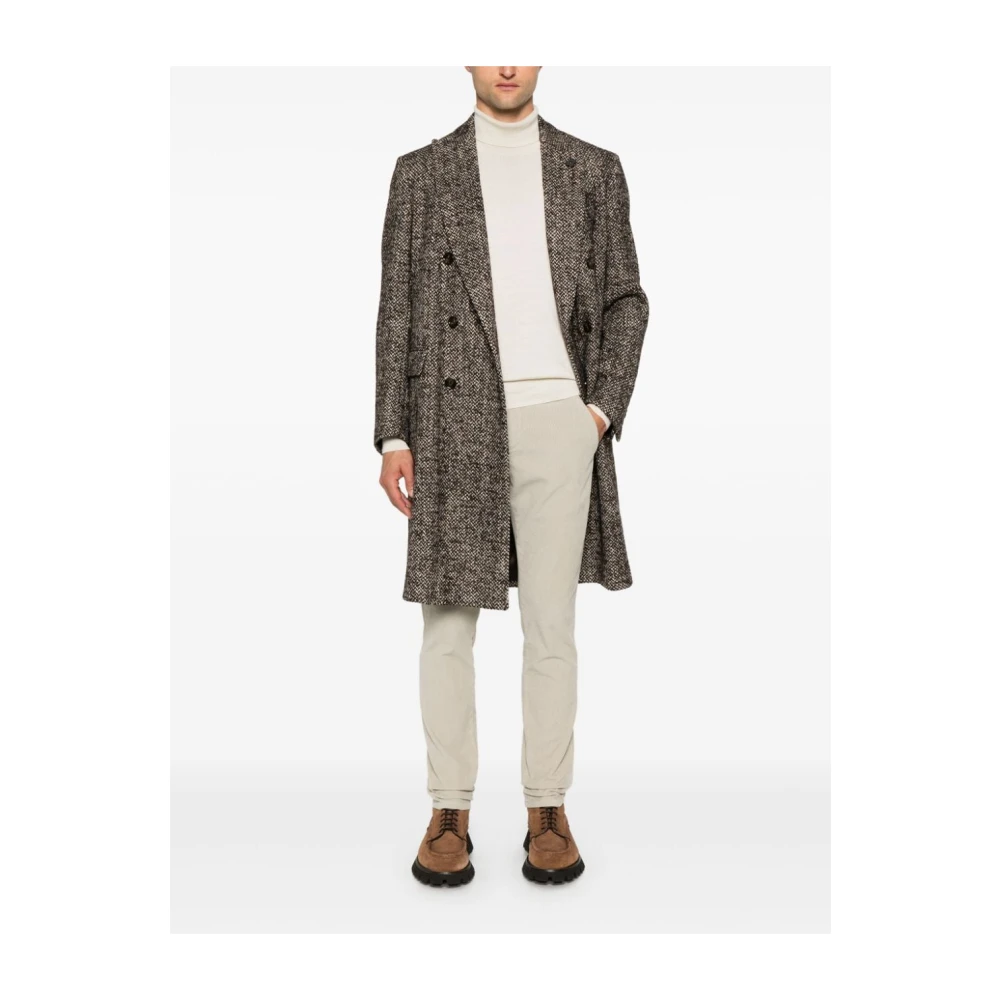 Dondup Corduroy Broek Beige Straight Leg Beige Heren
