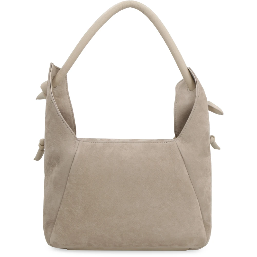 Zanellato Leren handtas met magnetische flap Gray Dames