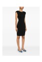 black-midi-dress-with-logo-plaque