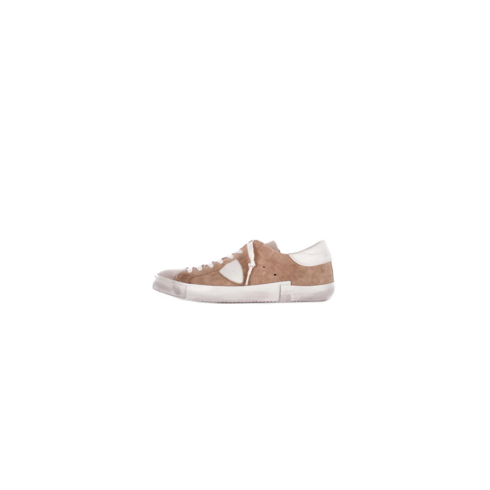 Philippe Model Brandy Sneakers met Logo Detail Heren Schoenen Bruin