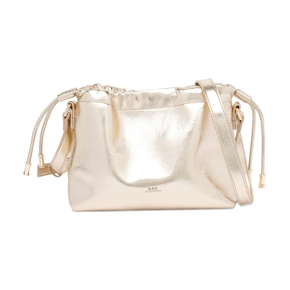 Bolso de Hombro Dorado con Cordón - A.p.c. - Modalova