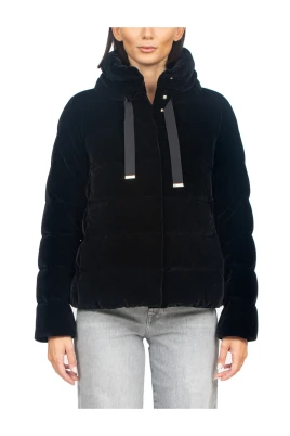 Velvet Quilted Short Jacket