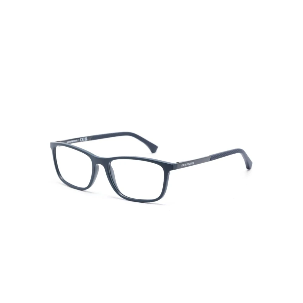 Emporio Armani Men's Blue Glasses, 55 Mm, Optical Frame