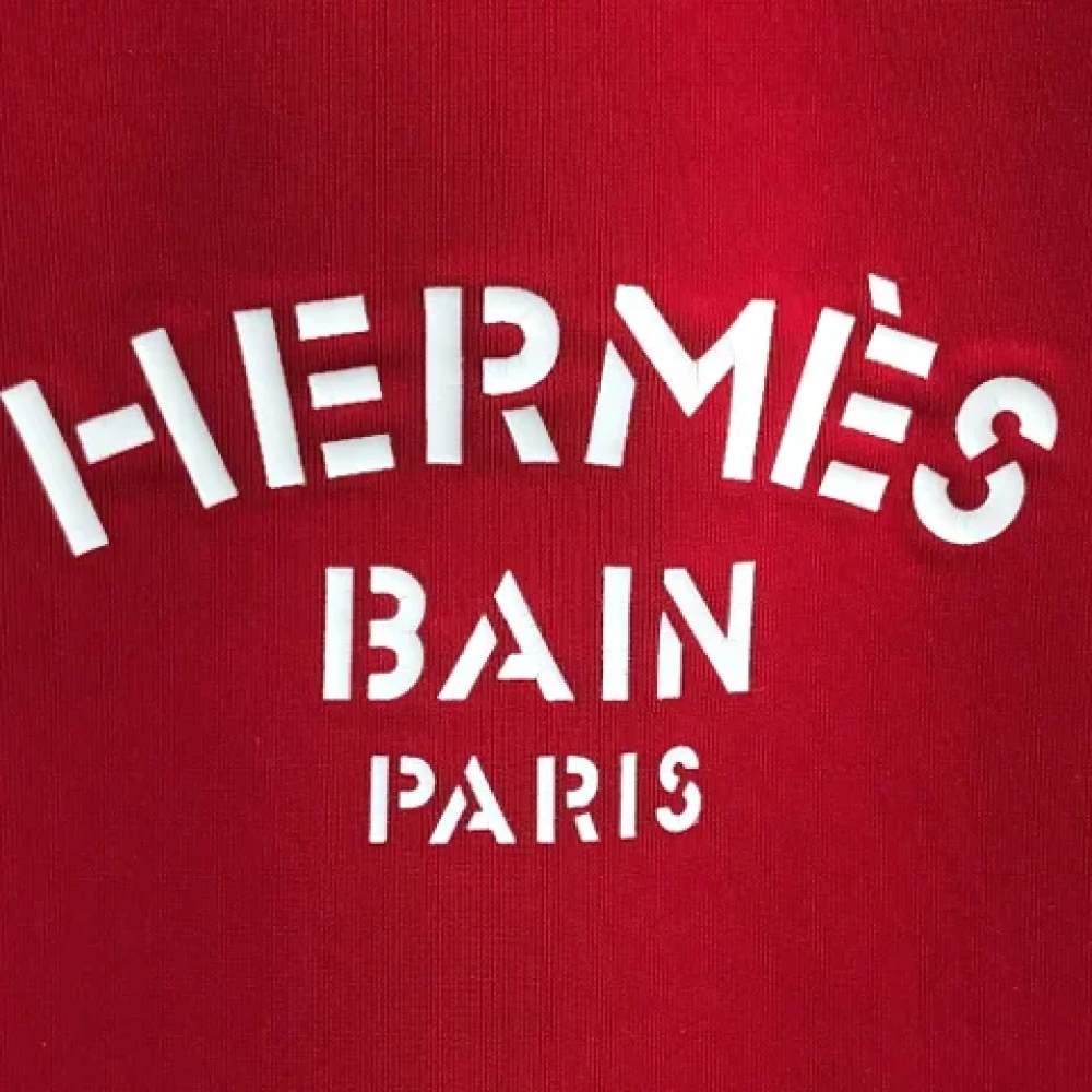 Hermès Vintage Pre-owned Fabric clutches Red Dames