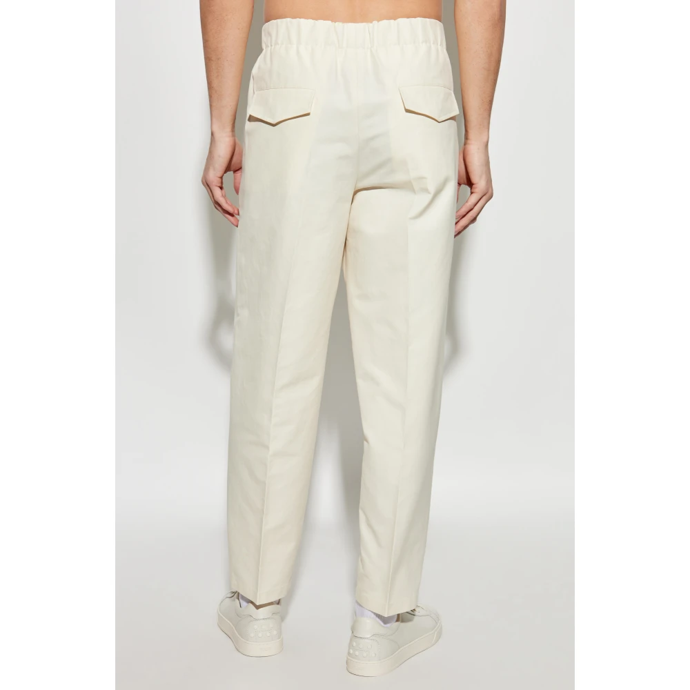 Jil Sander Geplooide broek Beige Heren