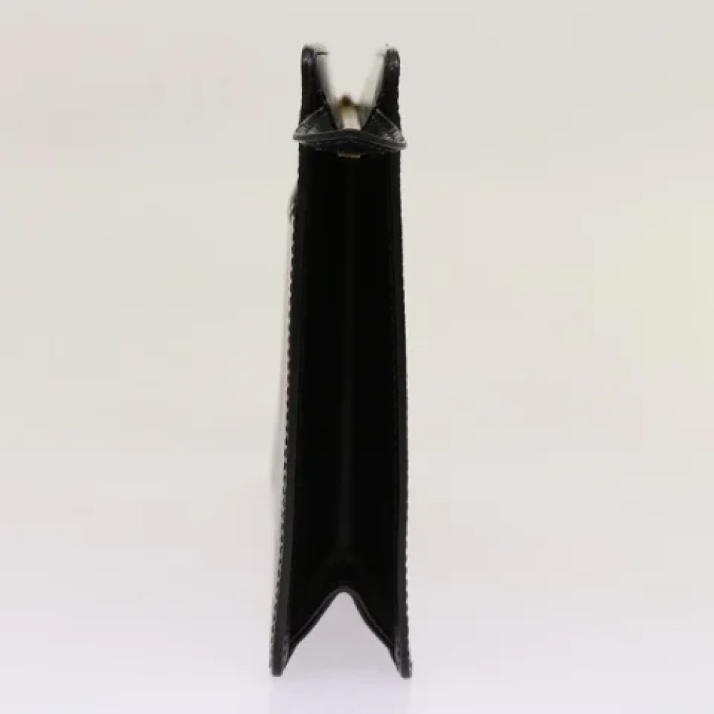 Louis Vuitton Vintage Pre-owned Leather clutches Black Dames