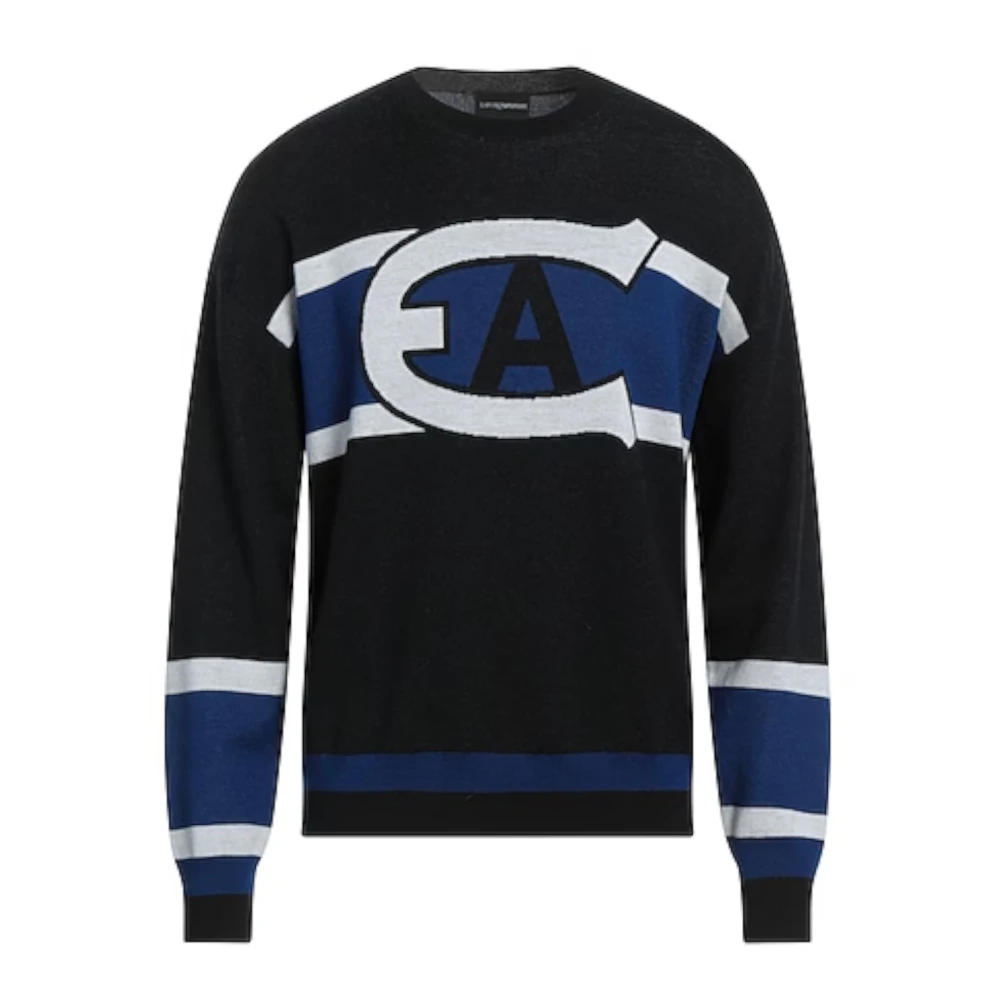 Emporio Armani Svart Stickad Tröja 6K1mxa1msrz0999