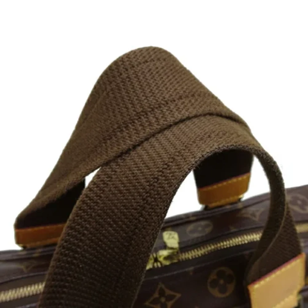 Louis Vuitton Vintage Pre-owned Canvas briefcases Brown Dames