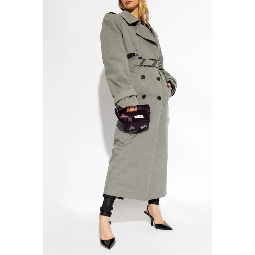 The Attico Denim Trench Gray Dames