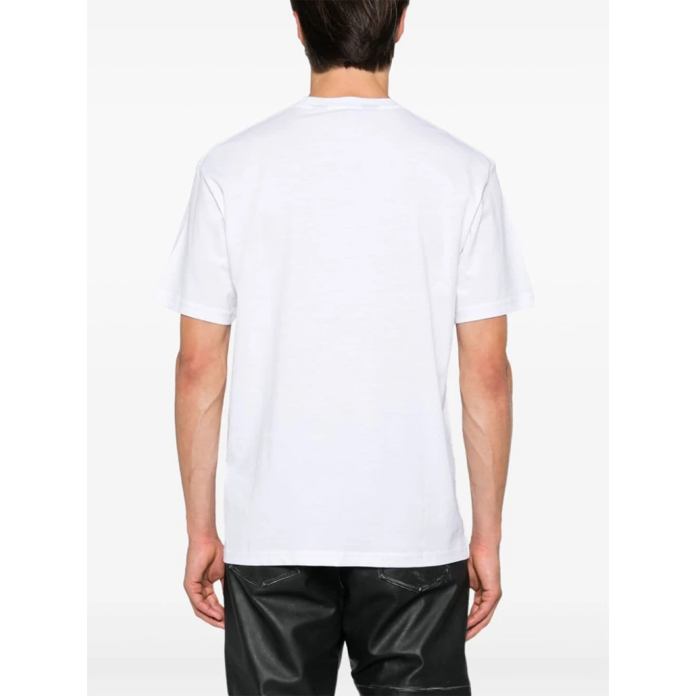 Just Cavalli Wit T-shirt voor mannen Aw24 White Heren