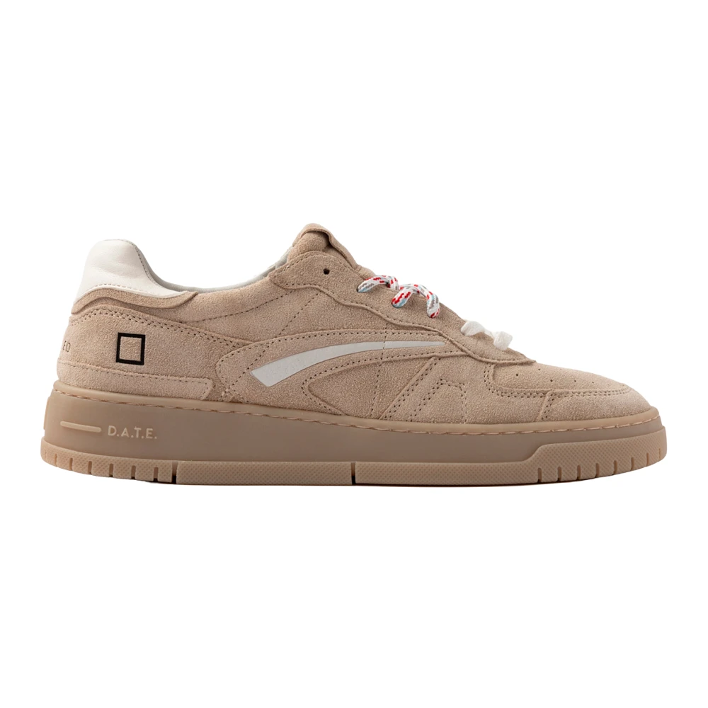 D.a.t.e. Herr Beige Skor 43 Eu, Bomull, Sneakers