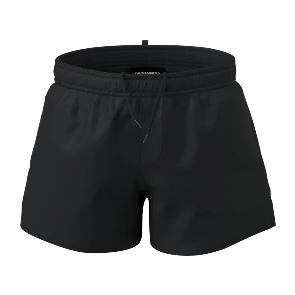 Dsquared2 Logo Swim Boxer för Barn Black, Pojke