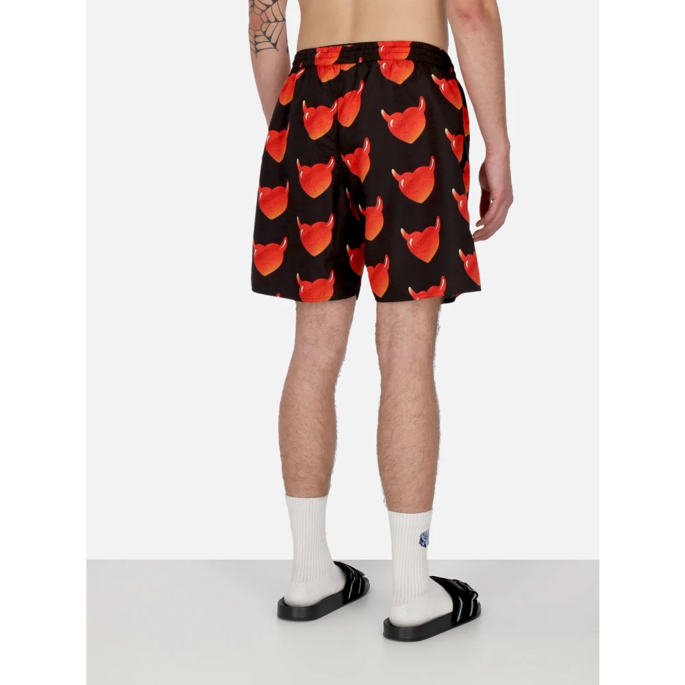 Vision OF Super Harten Zwemshorts Zwart Rood Multicolor Heren