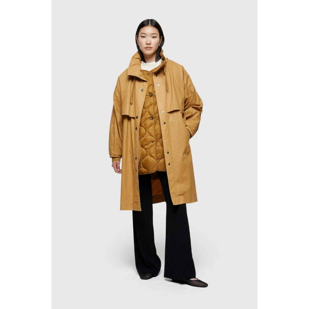 OOF Wear 2 in 1 Parka Jas Beige Dames